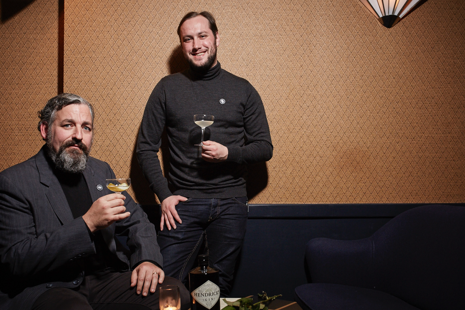 Pierre-Marie Bisson & Craig Judkins at Joyeux Bordel Turtleneck Club London Shoreditch